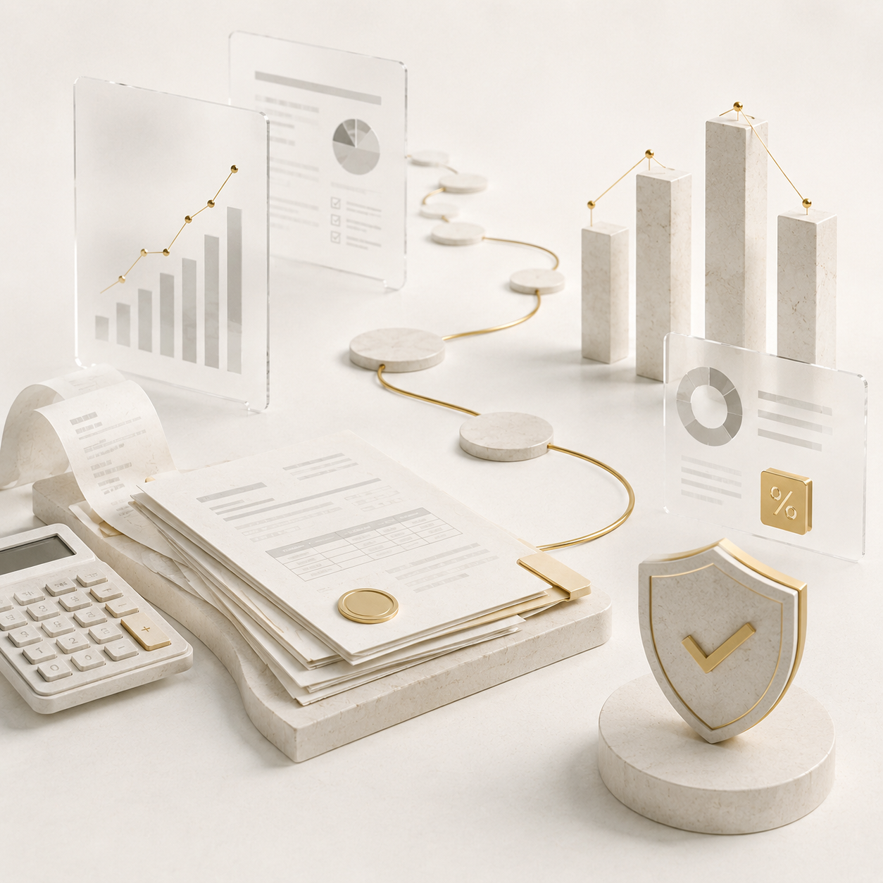 Diagnóstico financiero BAS con indicadores y control